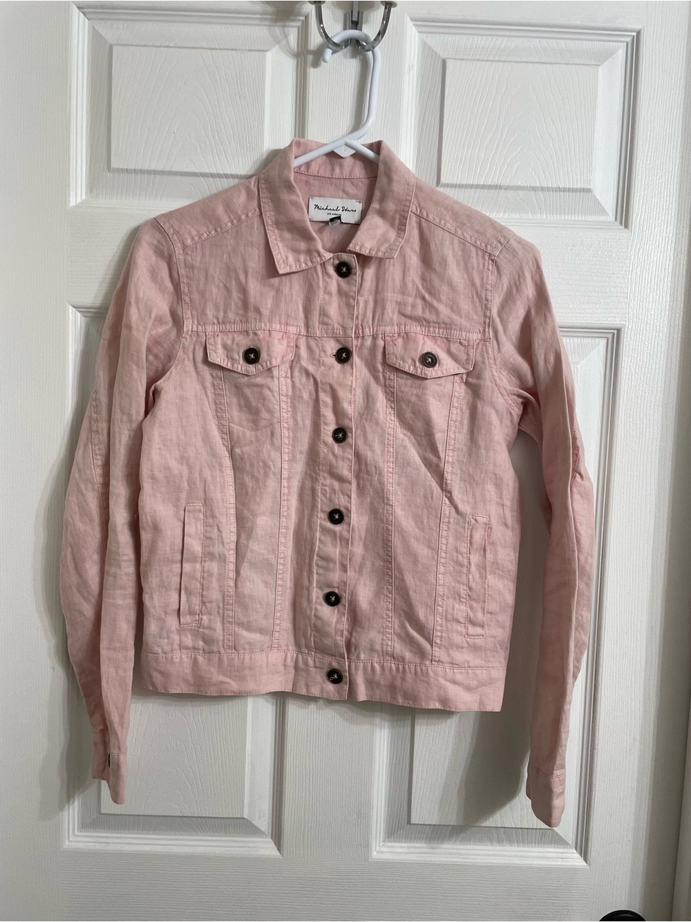 Michael Stars Pink Denim Jean Jacket